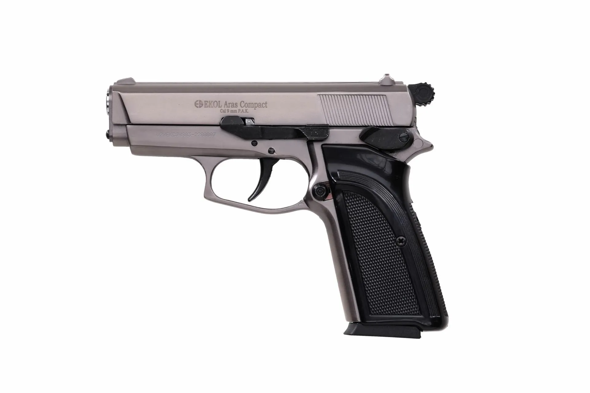 EKOL FIRAT ARAS COMPACT Kurusıkı Ses Tabancası Füme