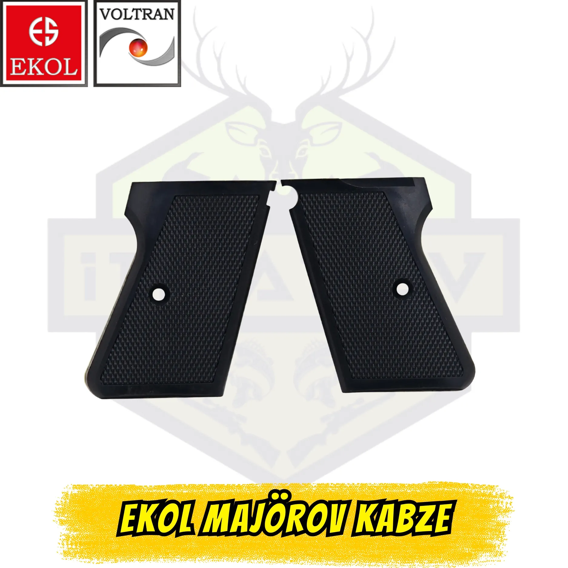 Ekol Majorov Orijinal Yedek Kabze - Taktik Siyah Polimer