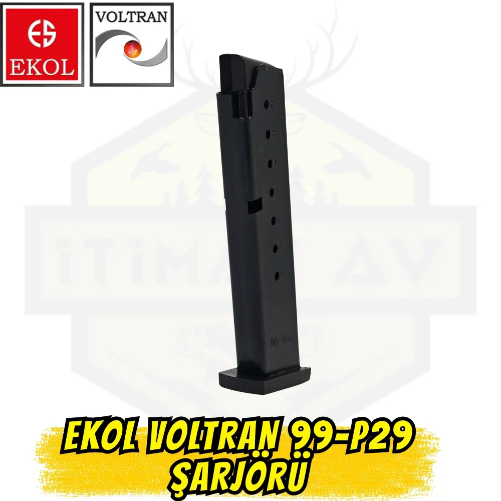 Ekol Special 99 / P29 Klasik Kuru Sıkı Tabanca Şarjör - Siyah
