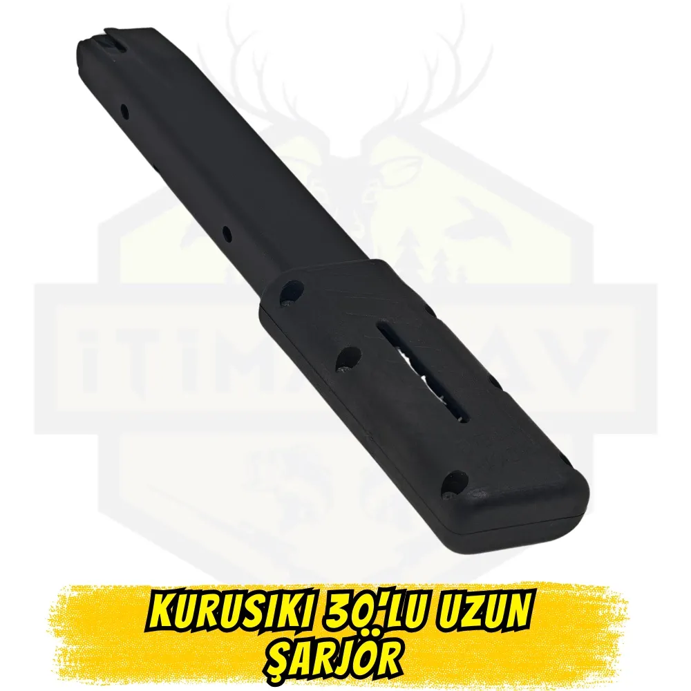 F92 Tipi Kurusıkı Tabancalar İçin 30lu Uzun Şarjör (Blow / Retay / Ekol / Kaçkar Uyumlu)