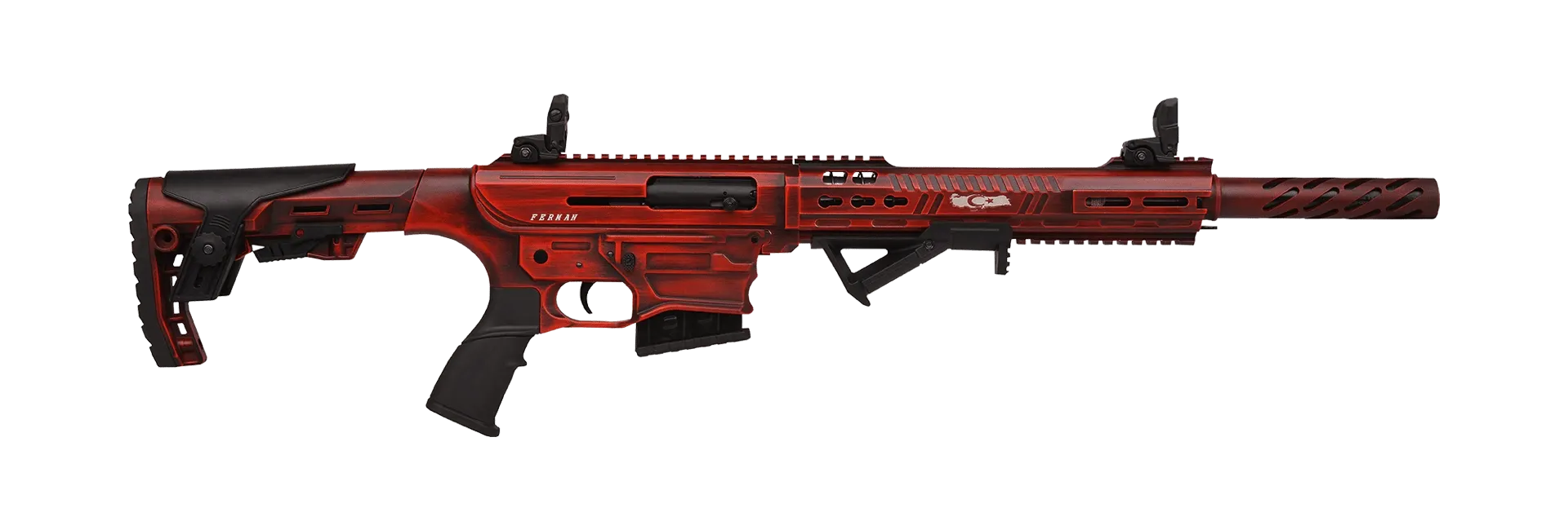 FERMAN FX7 TTS-001 ŞARŞÖRLÜ YARI OTOMATİK AV TÜFEĞİ KIRMIZI