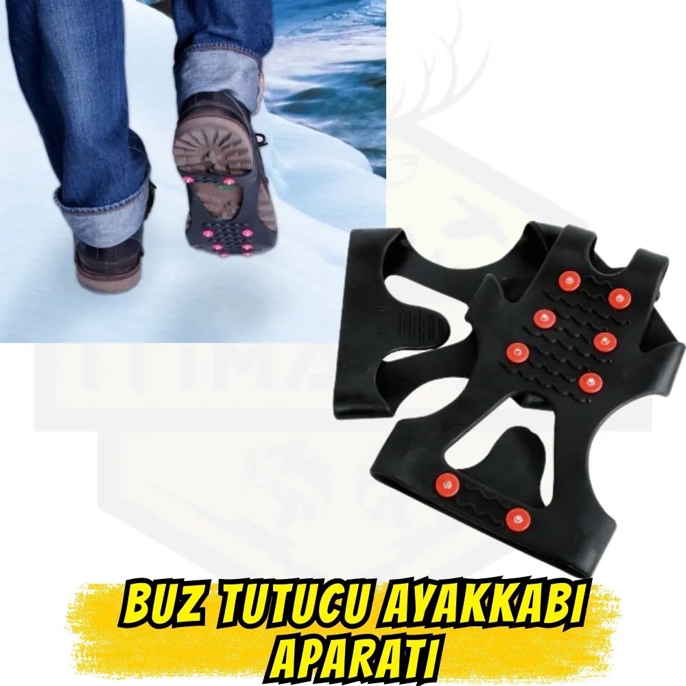 Fladen Ice Cleats Buz Kar Kaydırmaz Ayakkabı Aparatı - 39-43 Numara