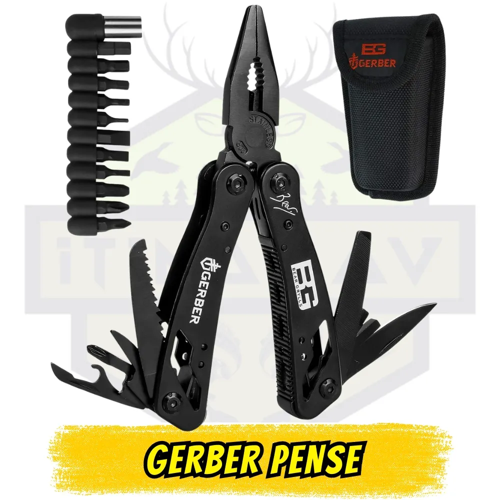 Gerber Bear Grylls Çok Amaçlı Pense Klon - Doğa ve Günlük Yaşam İçin