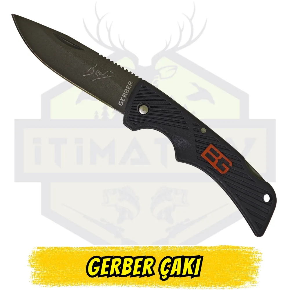 Gerber Katlanır Çakı Polimer Sap - Açık Uzunluk 14 cm Kapalı 8 cm