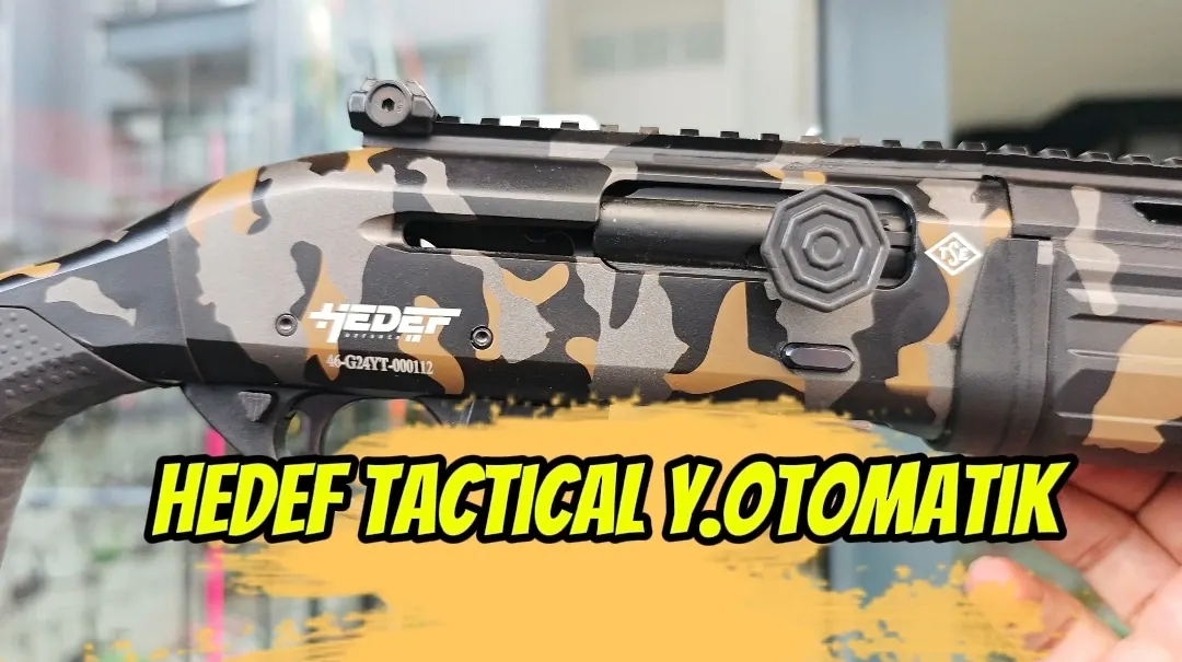 HEDEF AS-12 Tactikal Yarı Otomatik Av Tüfeği SARIFÜME KAMF