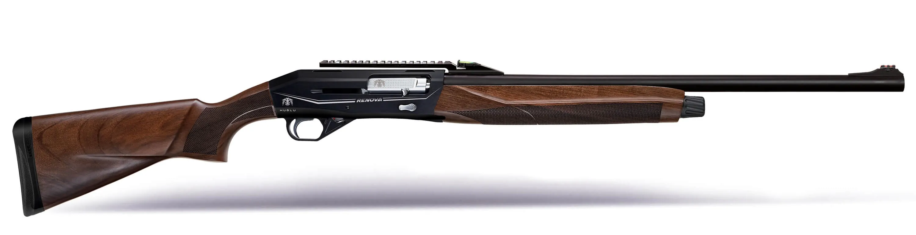 HUĞLU RENOVA CANTILEVER SLUG YARI OTOMATİK AV TÜFEĞİ SİYAH