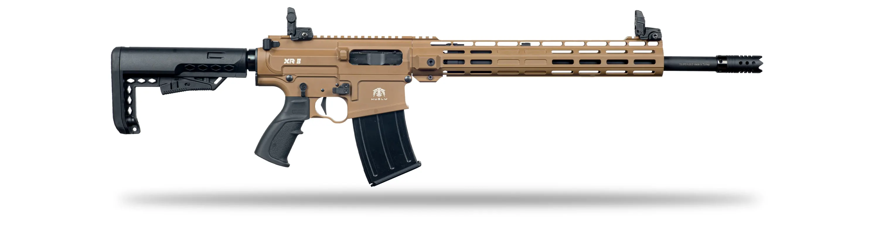 HUĞLU XR 8 TROY COYOTE TAN ŞARJÖRLÜ AV TÜFEĞİ BRONZE