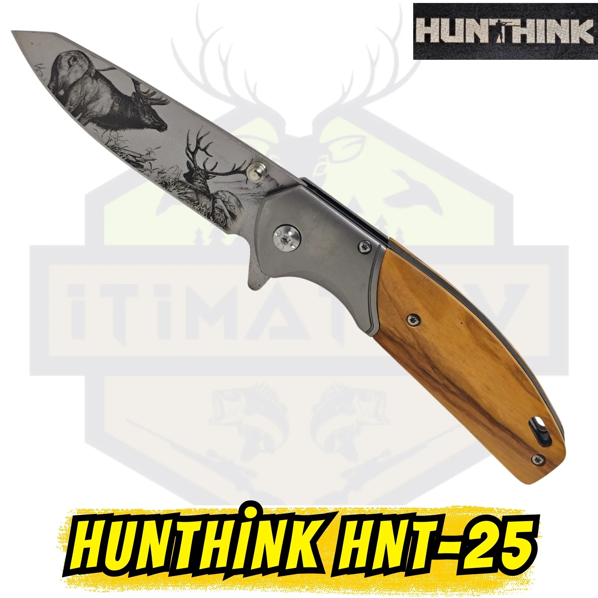 Hunthink HNT-25 Erkeklere Hediyelik Ucuz Ekonomik Çakı - Açık 20 cm Kapalı 11.5 cm