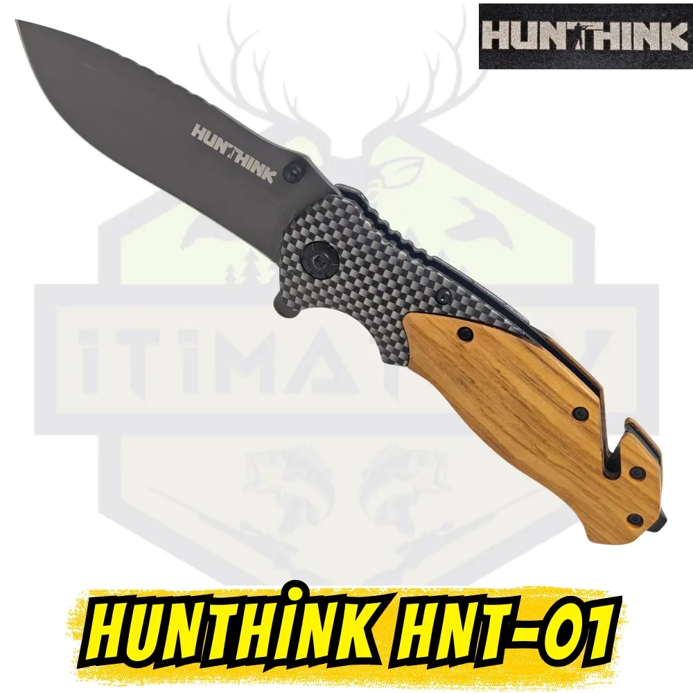 Hunthink HNT01 Ucuz Ekonomik Çakı - Açık 20.5 cm Kapalı 12 cm En Uygun Fiyat