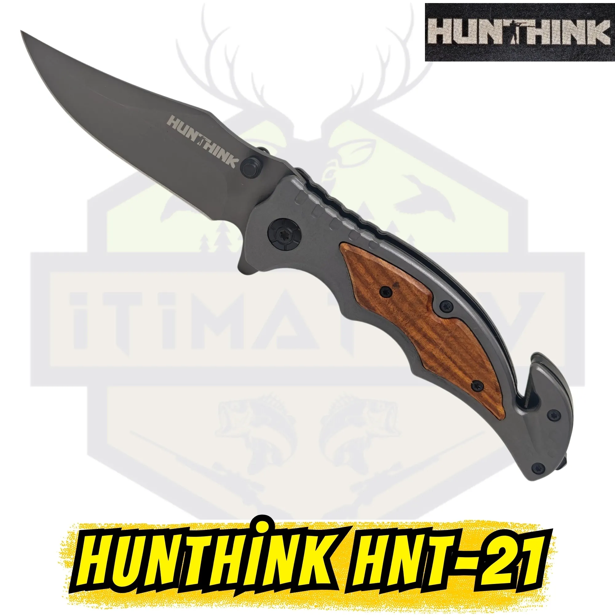 Hunthink HNT21 Erkeklere Hediyelik Ucuz Ekonomik Çakı - Açık 20.3 cm Kapalı 12 cm