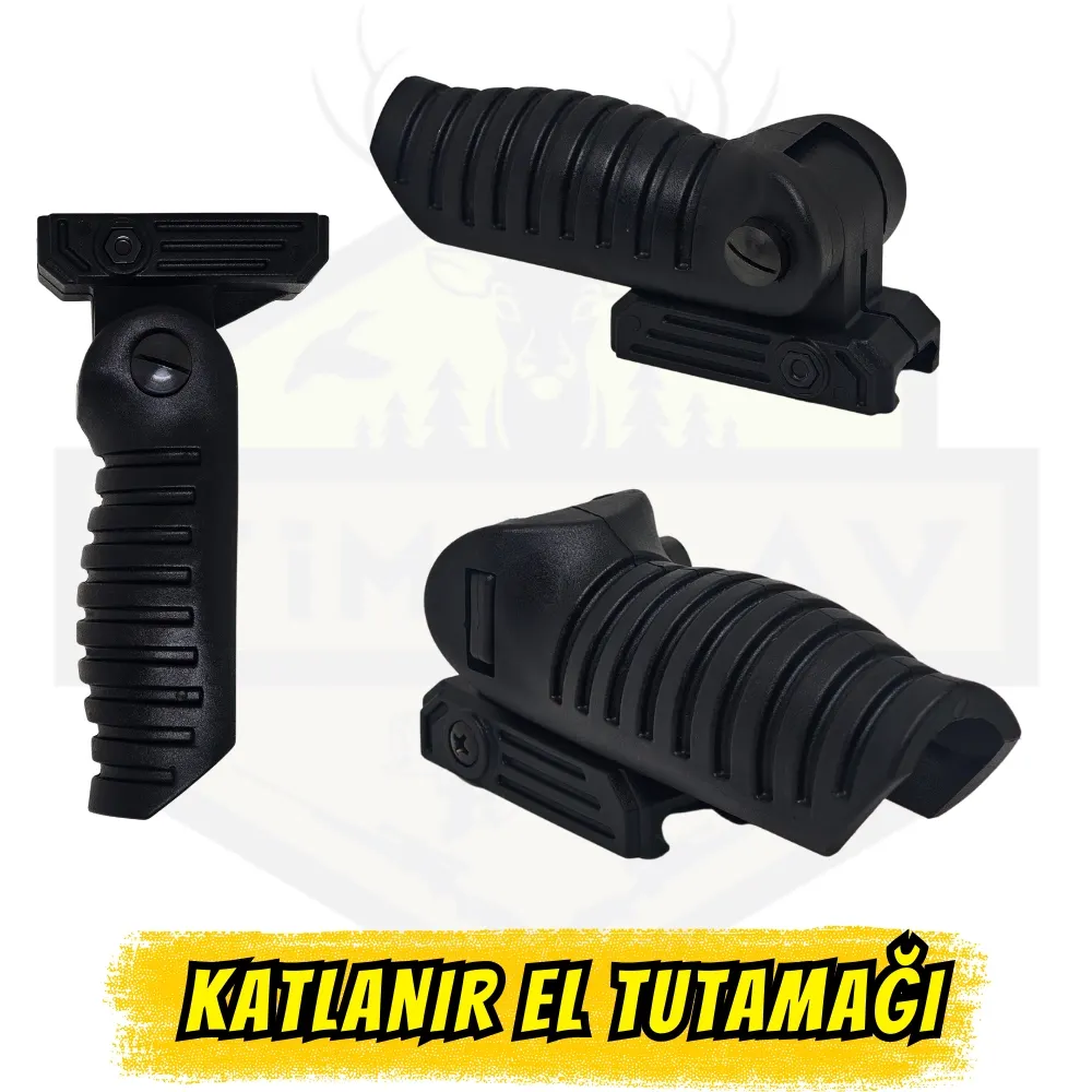 Hunthink Katlanır El Tutamağı - Picatinny Rail Uyumlu