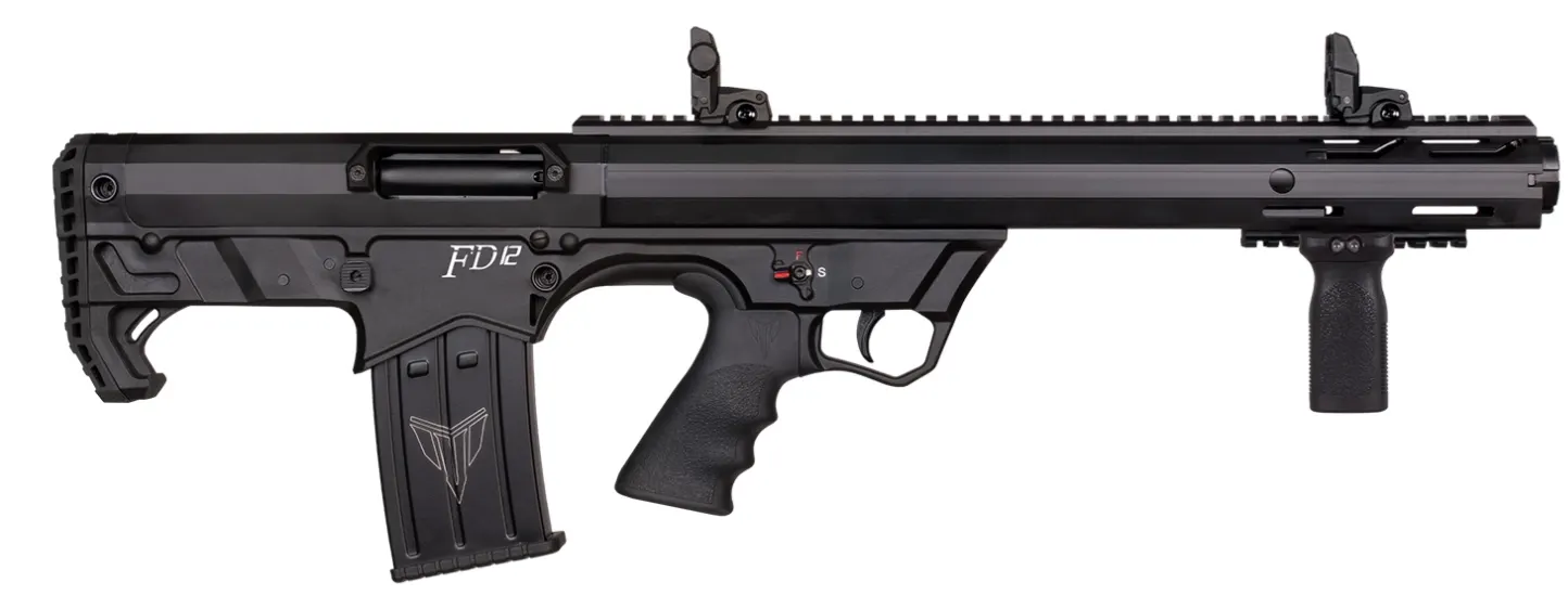 KARİYER FD-12 BULPOP ŞARJÖRLÜ POMPALI TÜFEĞİ SİYAH