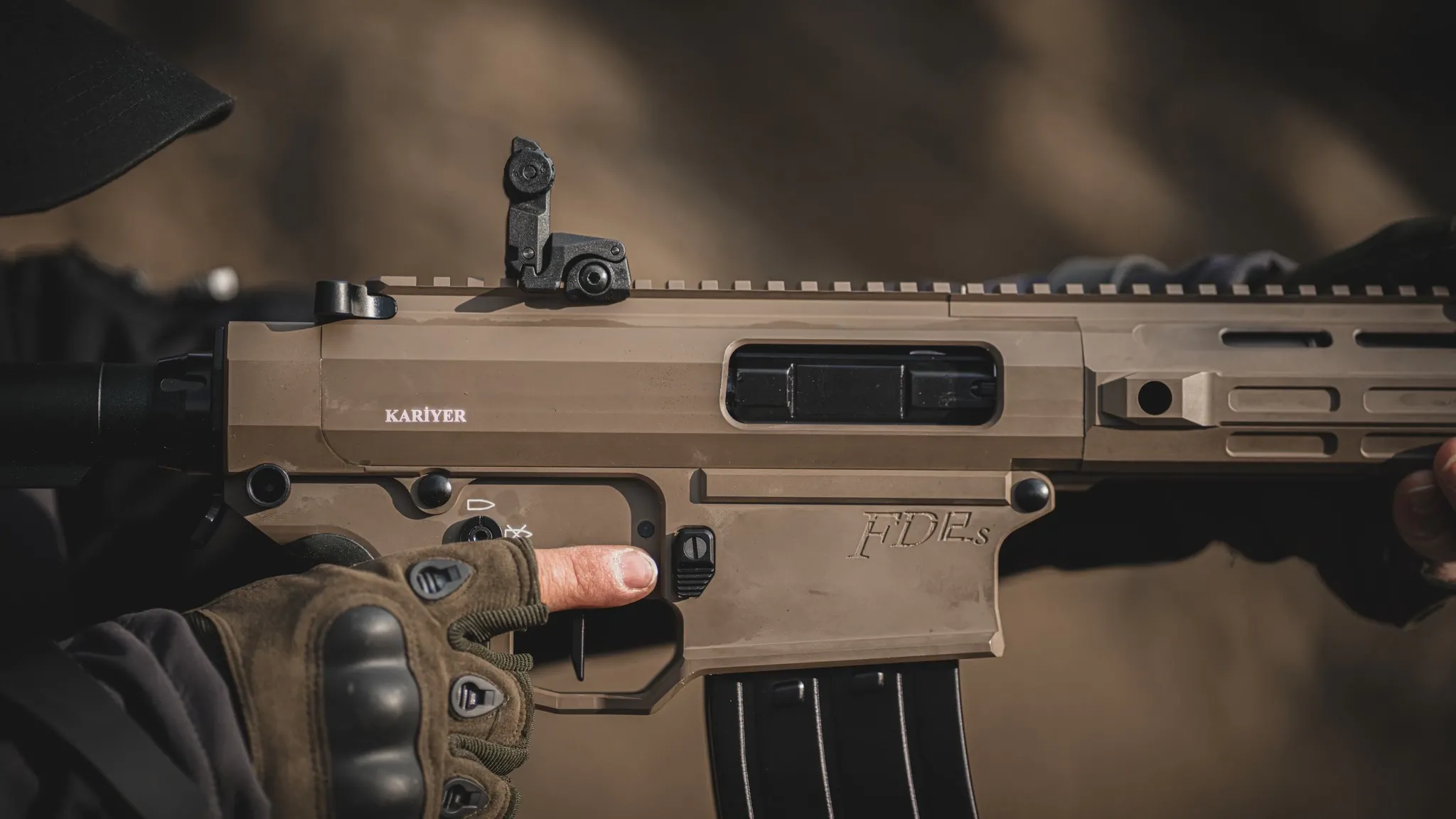 KARİYER FD-12S ŞARJÖRLÜ YARI OTOMATİK AV TÜFEĞİ BRONZE