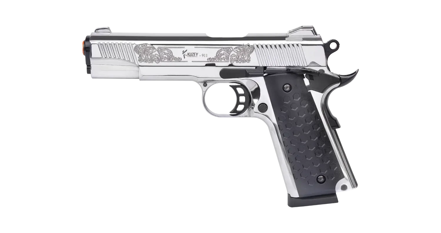 KUZEY 911 Plastik Kabze Parlak Krom İşlemeli