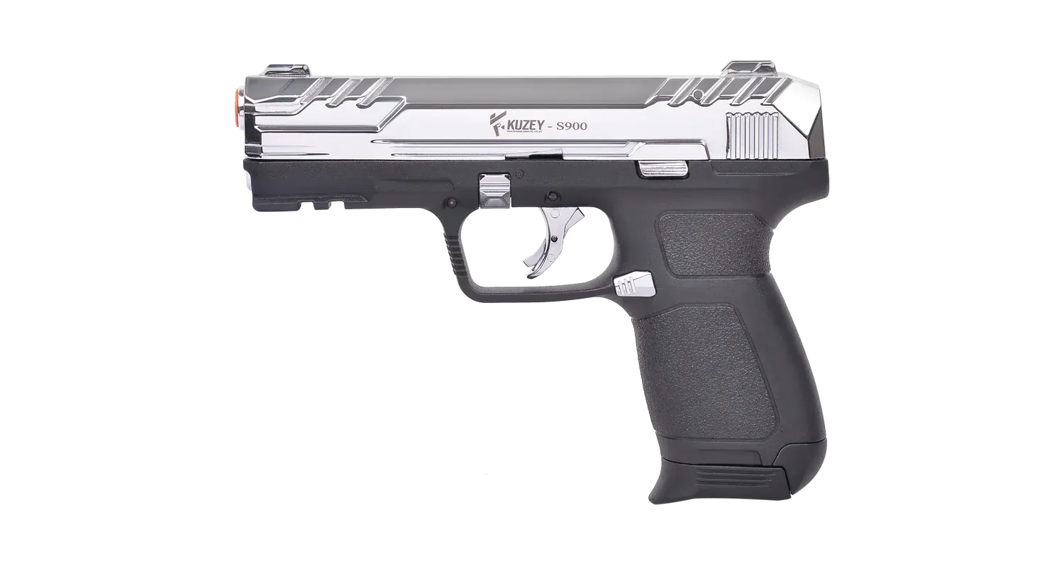 KUZEY S900 Kurusıkı Ses Tabancası Parlak Krom