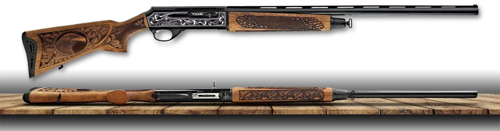 MOZZBERK N-700 / N-06 Yarı Otomatik Av Tüfeği SİYAH İŞLEMELİ