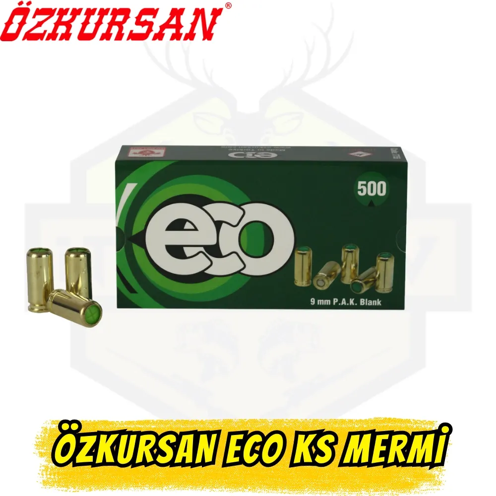 Özkursan ECO 9mm P.A.K. Kurusıkı Mermisi (50 Adet) - Ekonomik Seri