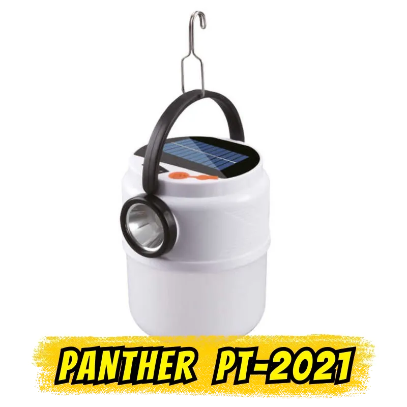 PANTHER PT-2021 USB ŞARJLI SOLAR KAMP LAMBASI