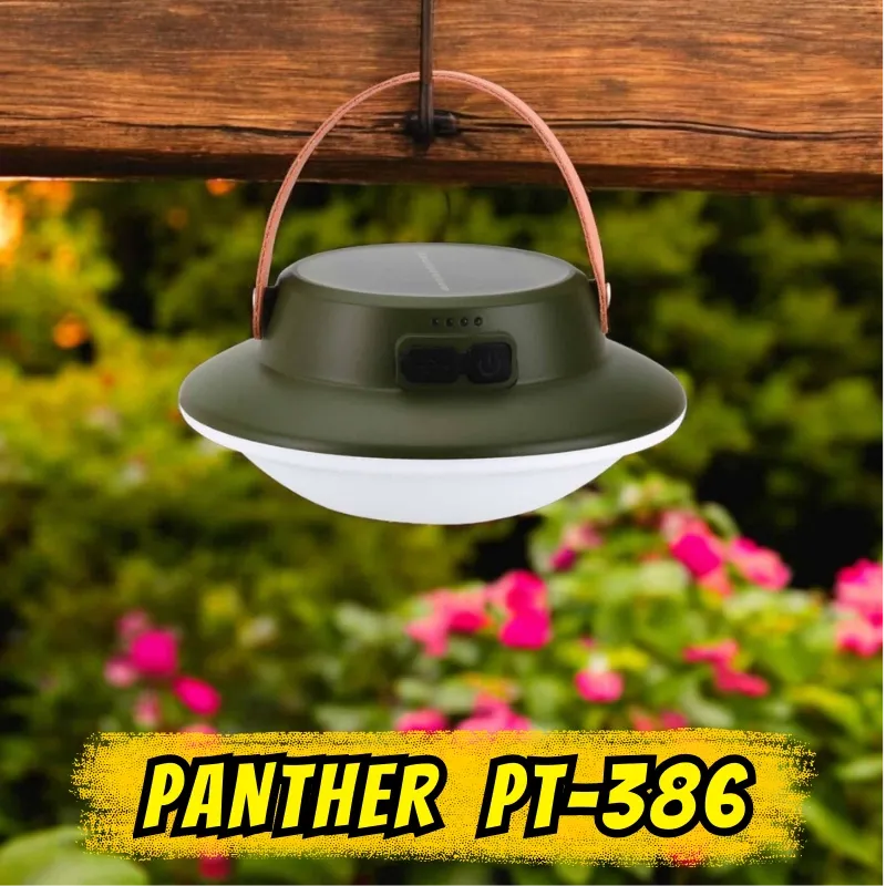 PANTHER PT-386 ŞARJLI SOLAR KAMP LAMBASI