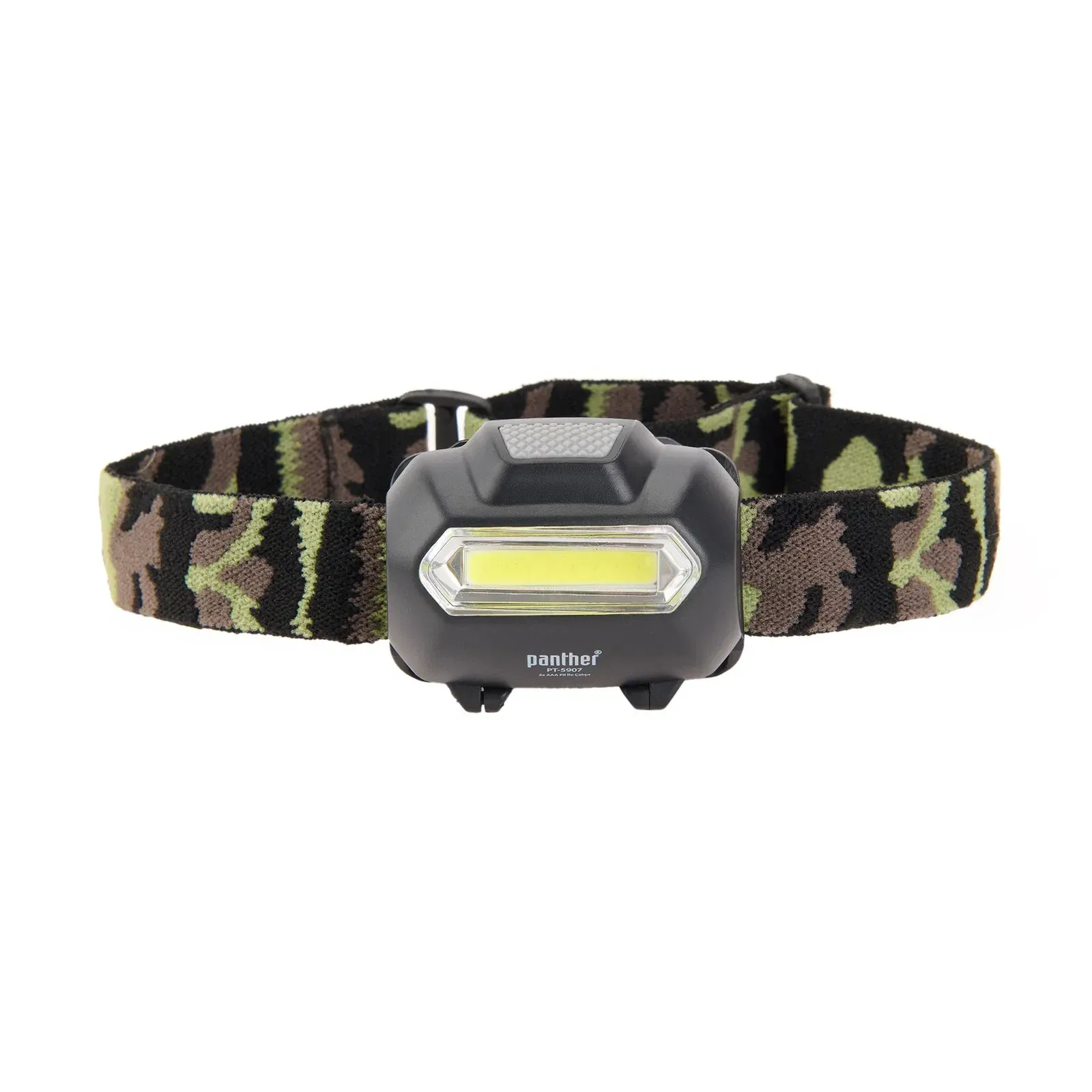 Panther PT-5907 Kamuflaj Desenli Pilli Kafa Lambası - Siyah