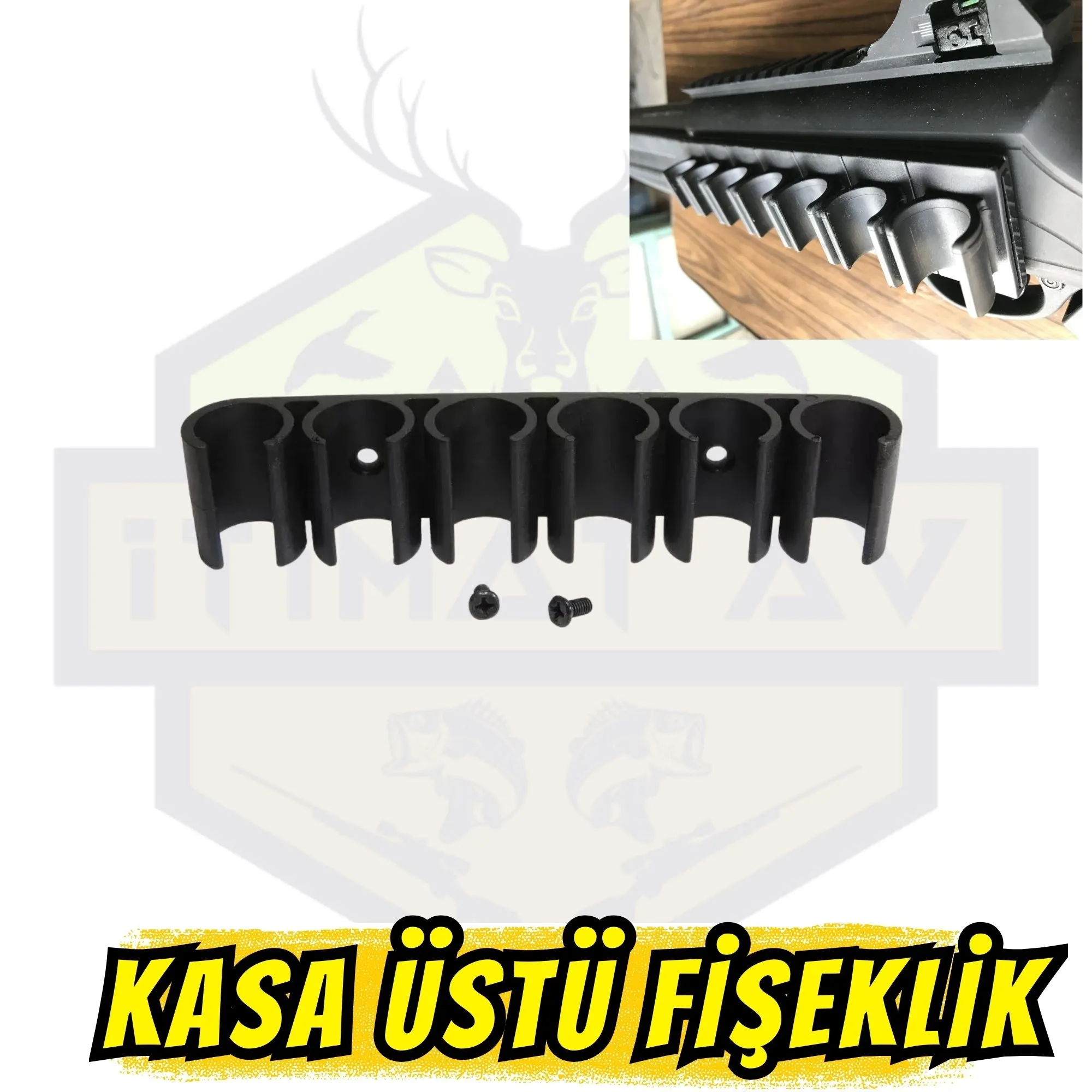 Plastik Tüfek Üstü Fişeklik