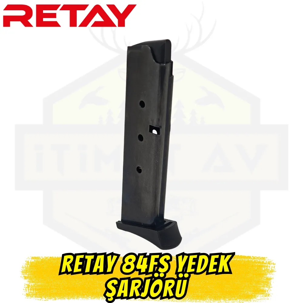 Retay 84FS Yedek Şarjörü (Orijinal Beretta Cheetah Uyumlu - 9+1 Kapasite)