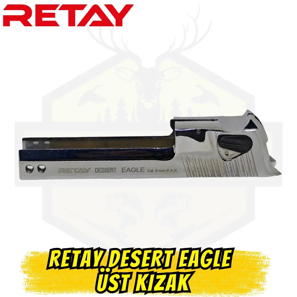 Retay Desert Eagle (Desert Falcon) Üst Kızak (Sürgü) - Parlak Krom