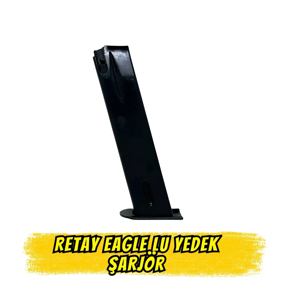Retay Eagle LU Kurusıkı Tabanca Yedek Şarjörü (17+1 Kapasite)