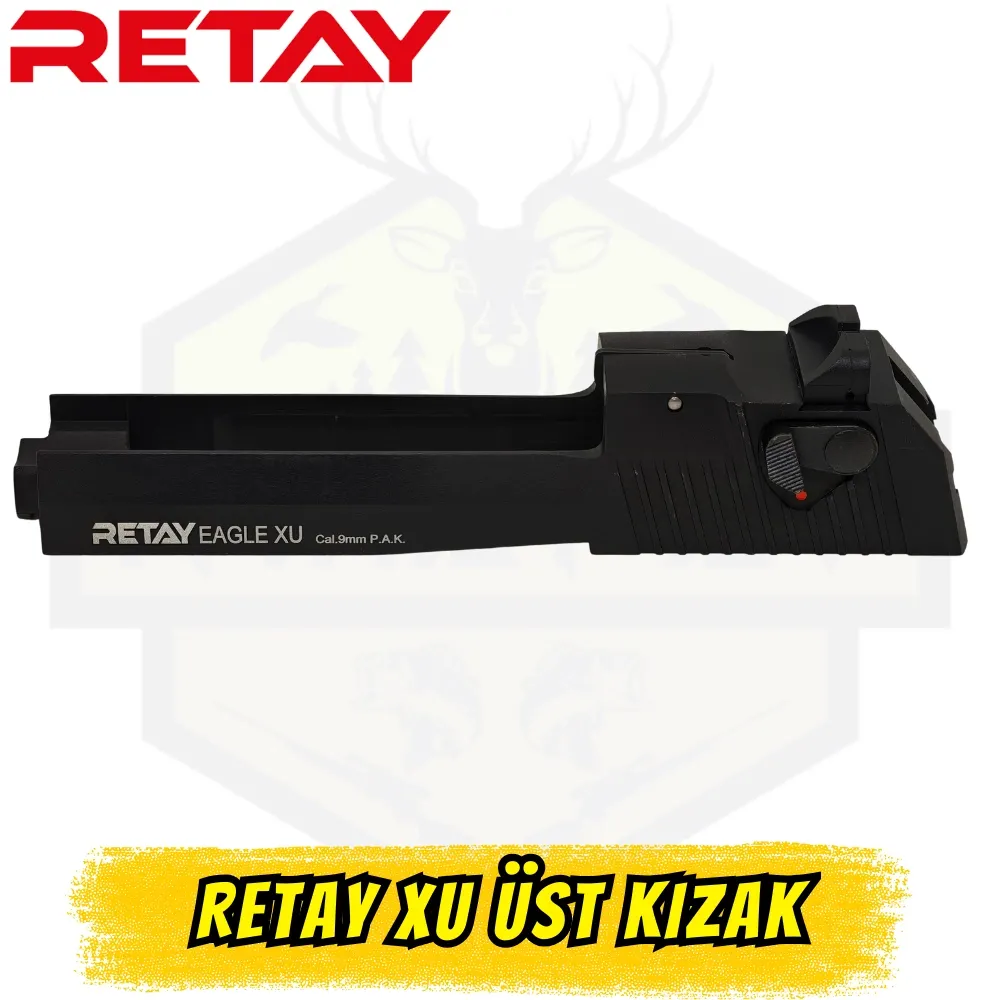 Retay Eagle XU Üst Kızak Yedek Parça (Orijinal Siyah - Desert Eagle Uyumlu)