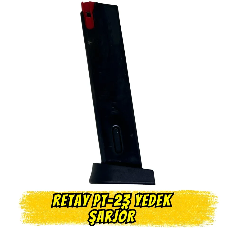 Retay PT 23 Kurusıkı Tabanca Yedek Şarjörü