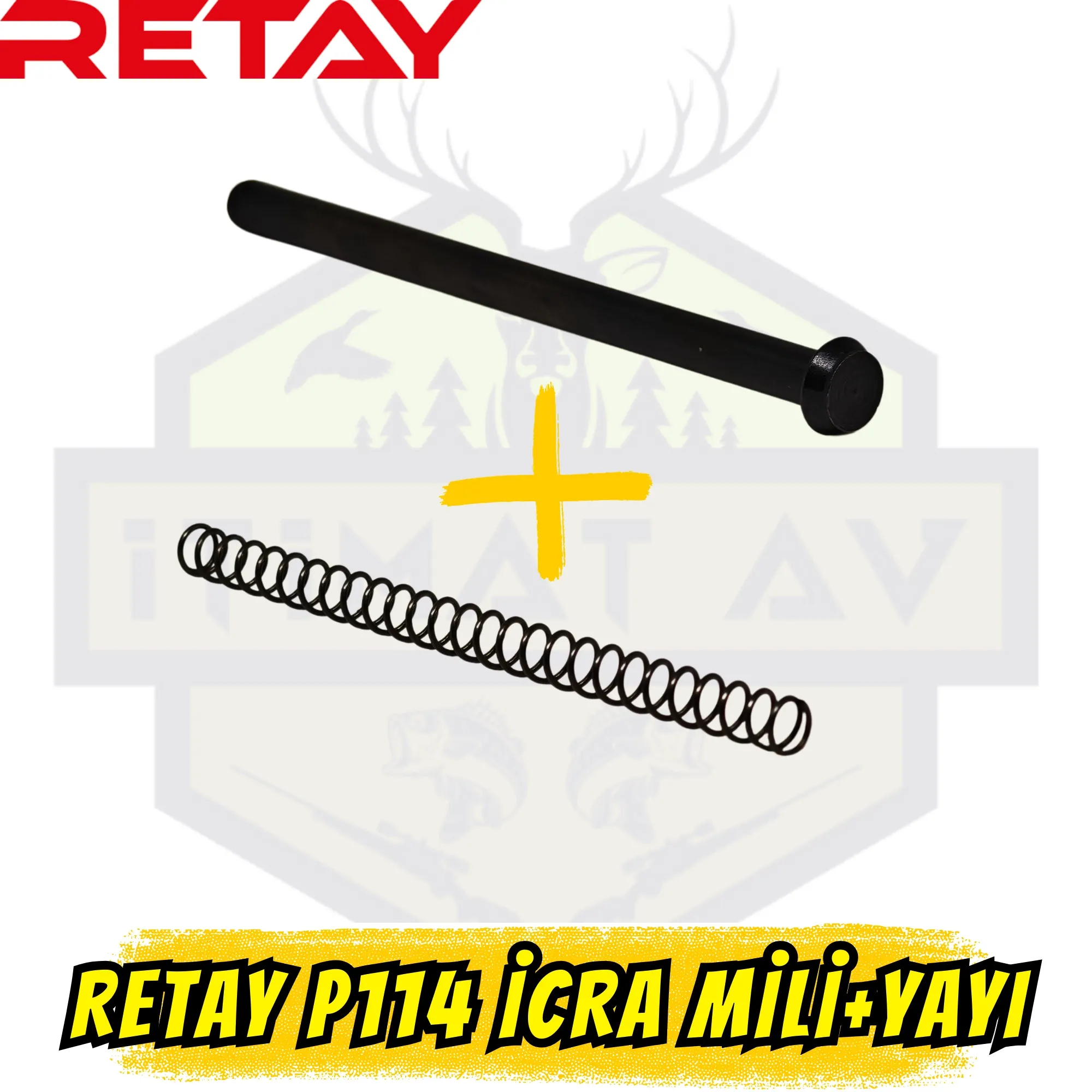Retay P114 Icra Mili ve Yayı - Orijinal Uyumlu Yedek Parça Seti