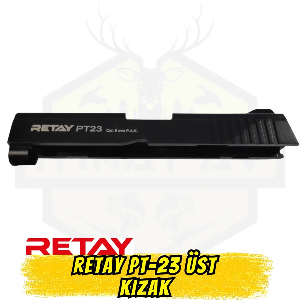 Retay PT-23 Üst Kızak Yedek Parça (Orijinal Siyah)
