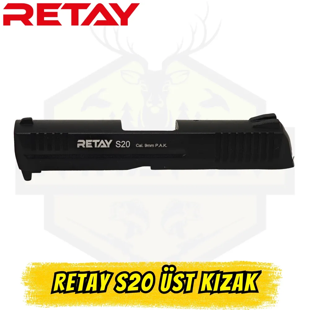 Retay S20 Kurusıkı Ses Tabancası (Taktik Model - 17+1 Kapasite)