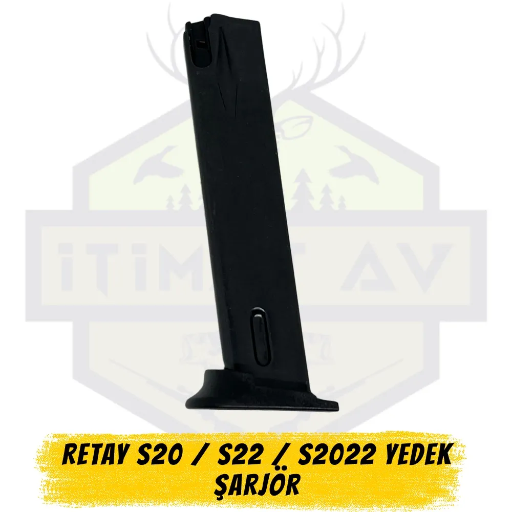 Retay S20 / S22 / S2022 Yedek Şarjör (Orijinal 3 Model Uyumlu - 17+1 Kapasite)