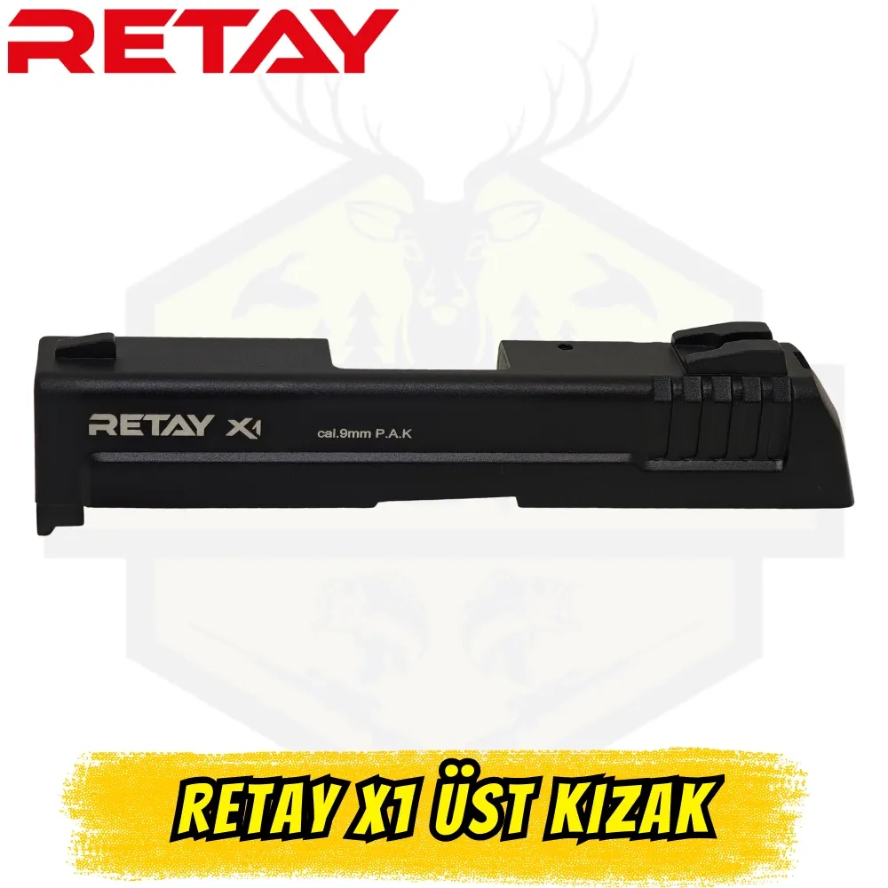 Retay X1 Üst Kızak Yedek Parça (Orijinal Siyah - X Serisi Uyumlu)