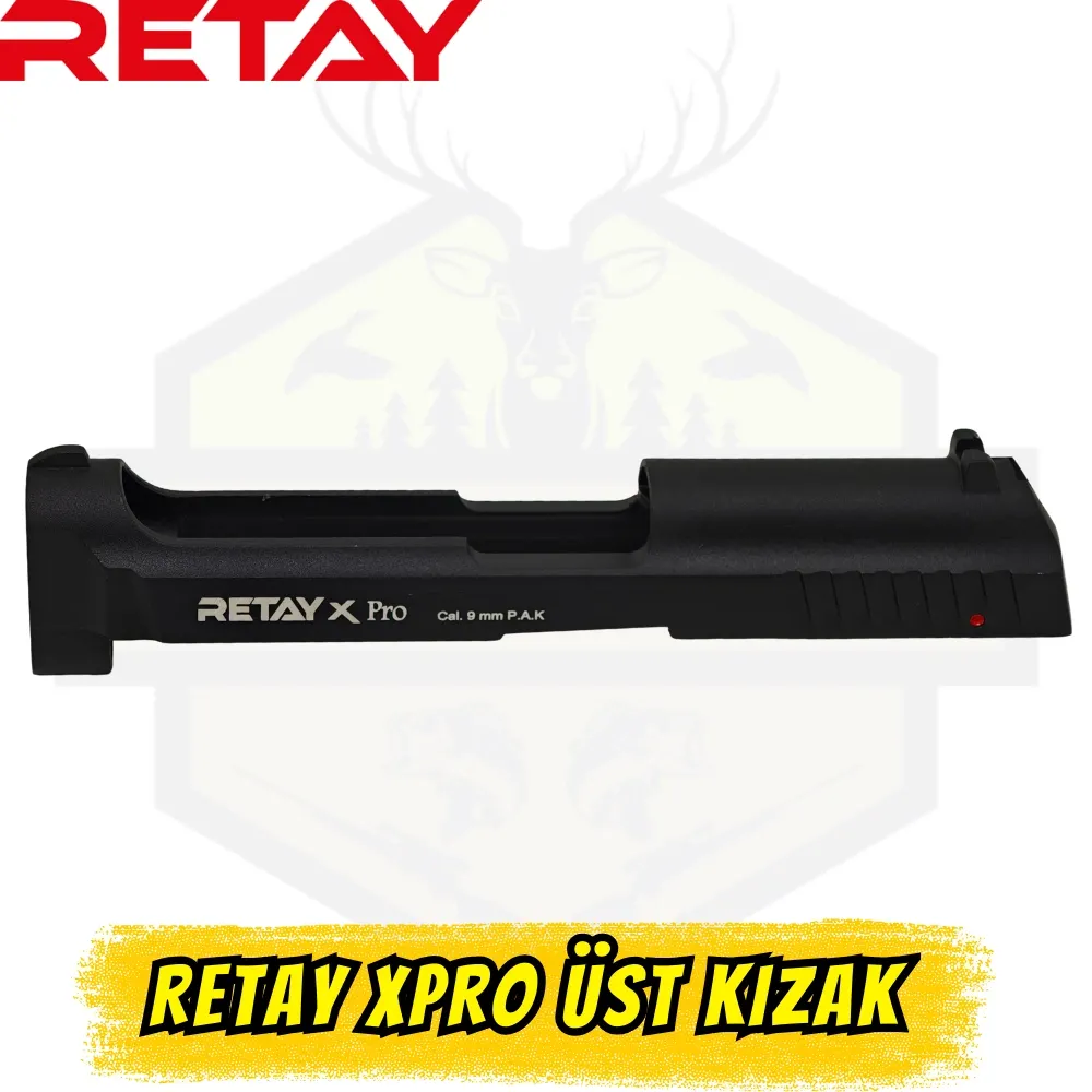 Retay XPro Üst Kızak Yedek Parça (Orijinal Siyah)