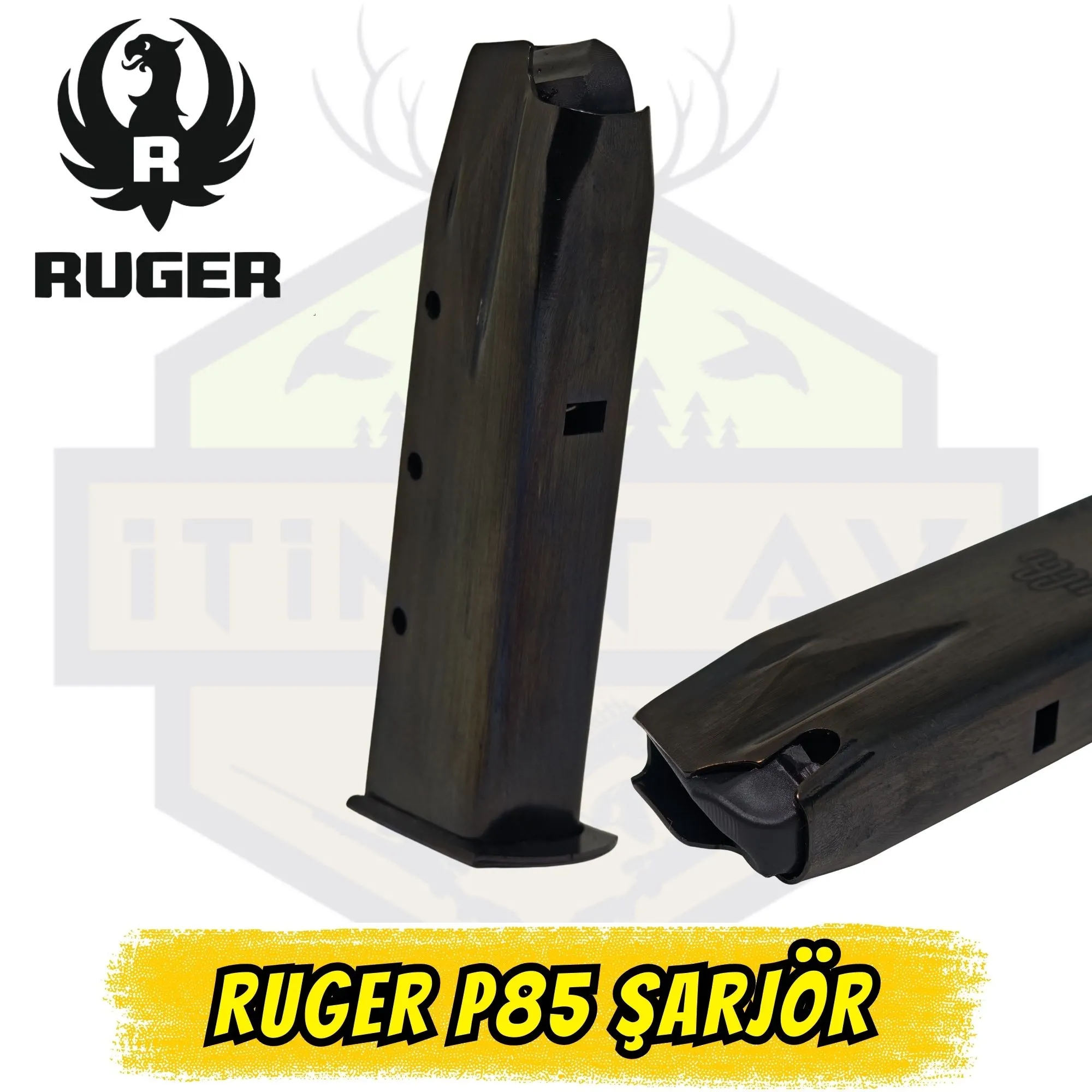 Ruger P85 Şarjörü Ölçüleri 120mm x 32.50mm