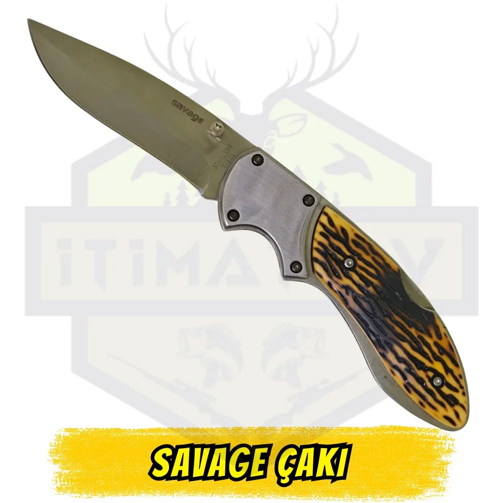 Savage Katlanır Çakı - Açık Uzunluk 20 cm Kapalı 12 cm