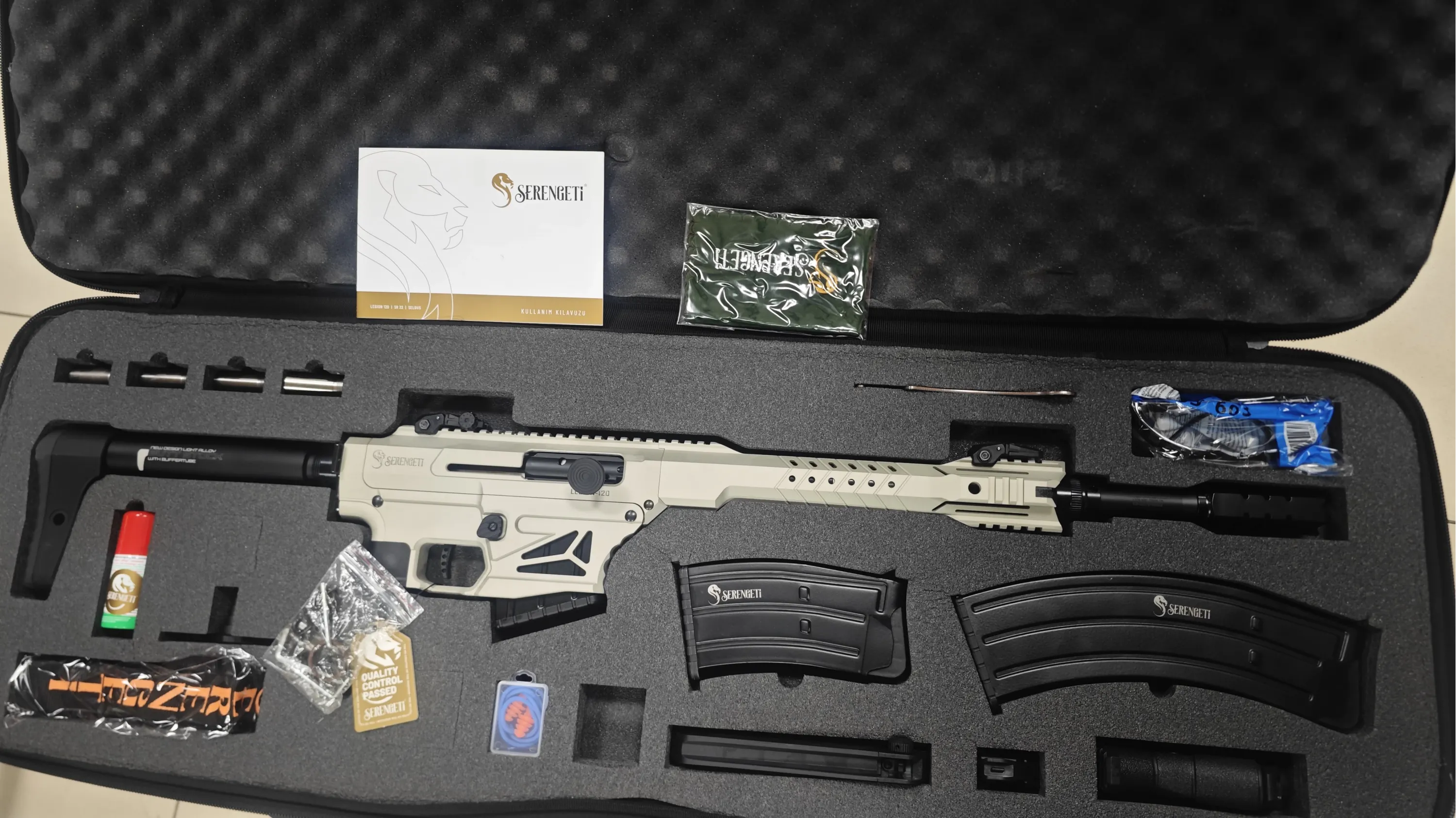 Serengeti LEGION-120 CR-303 Otomatik Av Tüfeği BEYAZ