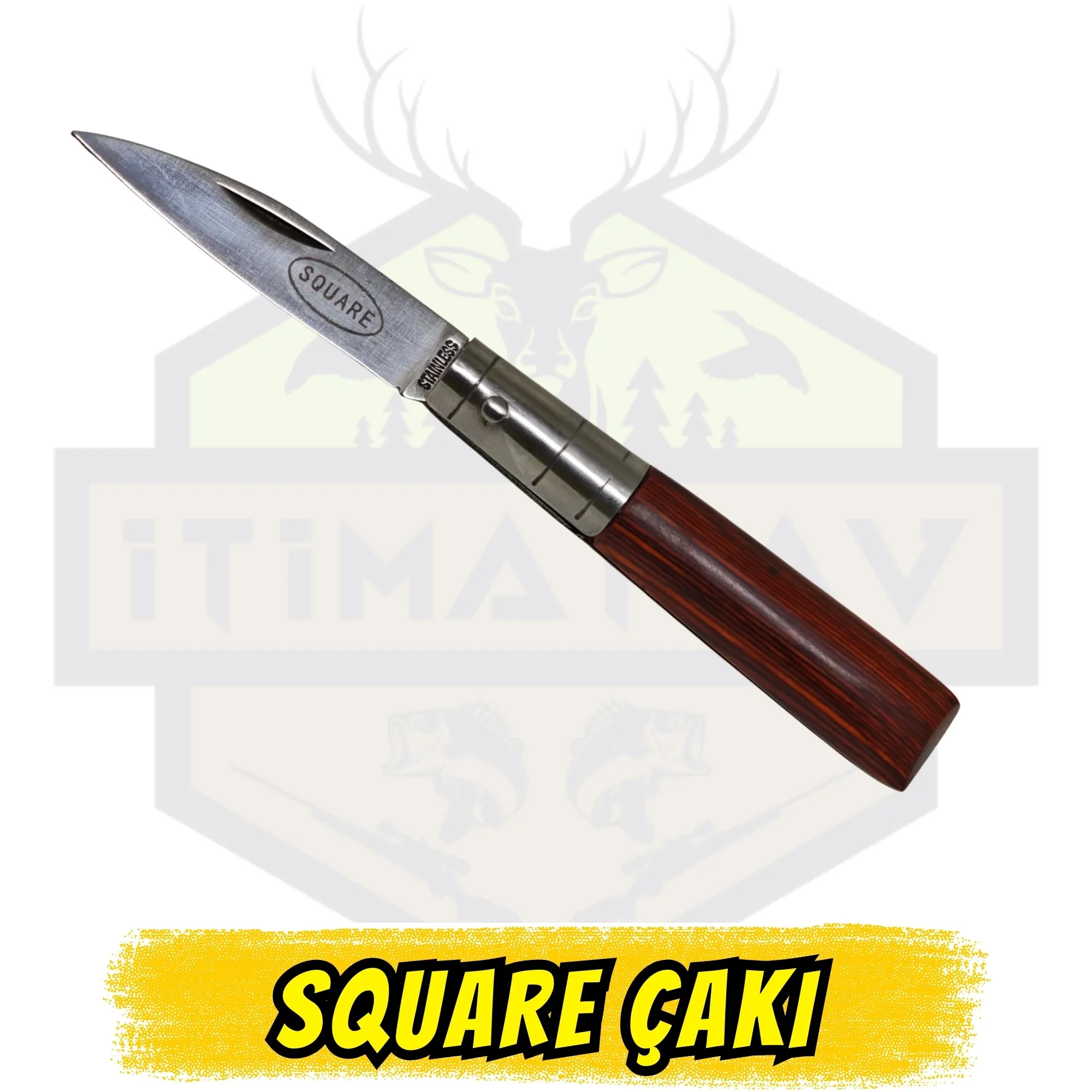 Square Katlanır Çakı - Açık Uzunluk 12 cm Kapalı 7 cm