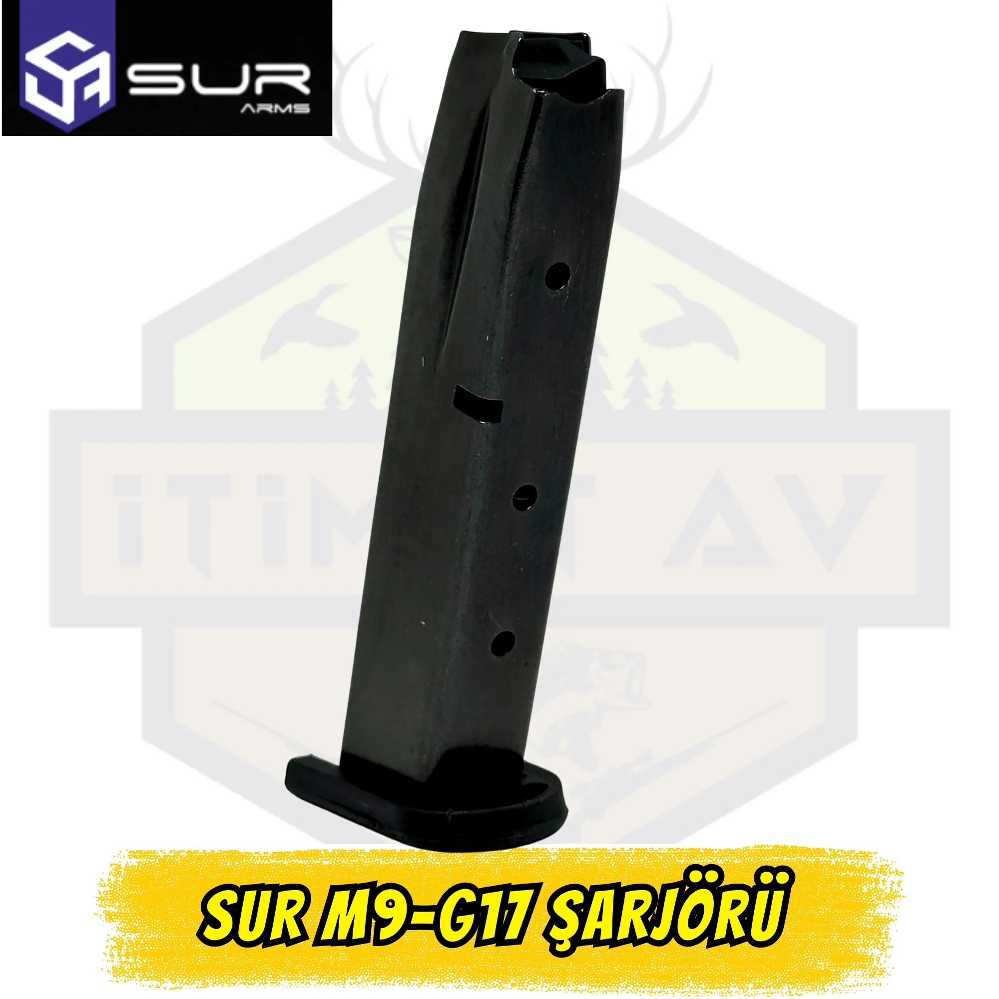 SUR M9-G17 Şarjörü 17+1 Kapasite