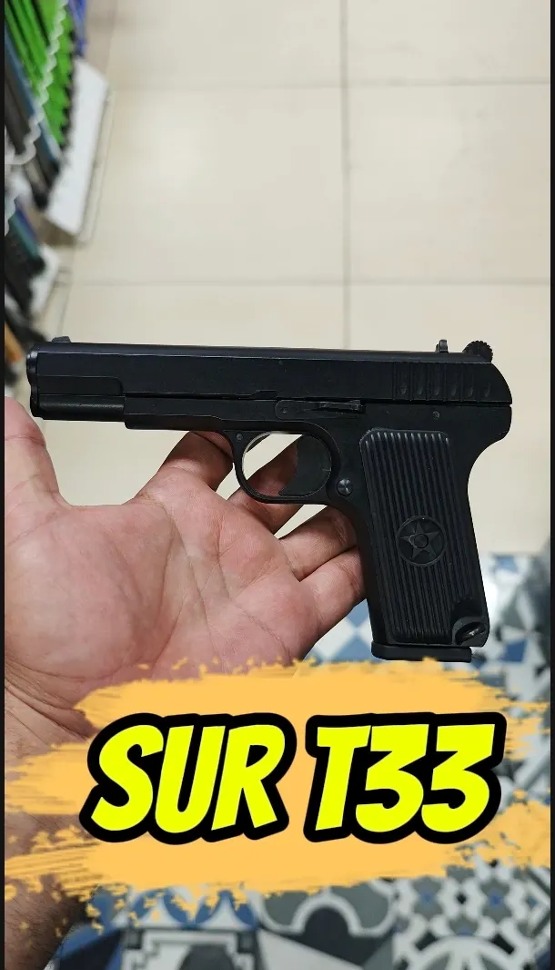 SUR T33 Kurusıkı Ses Tabancası SİYAH