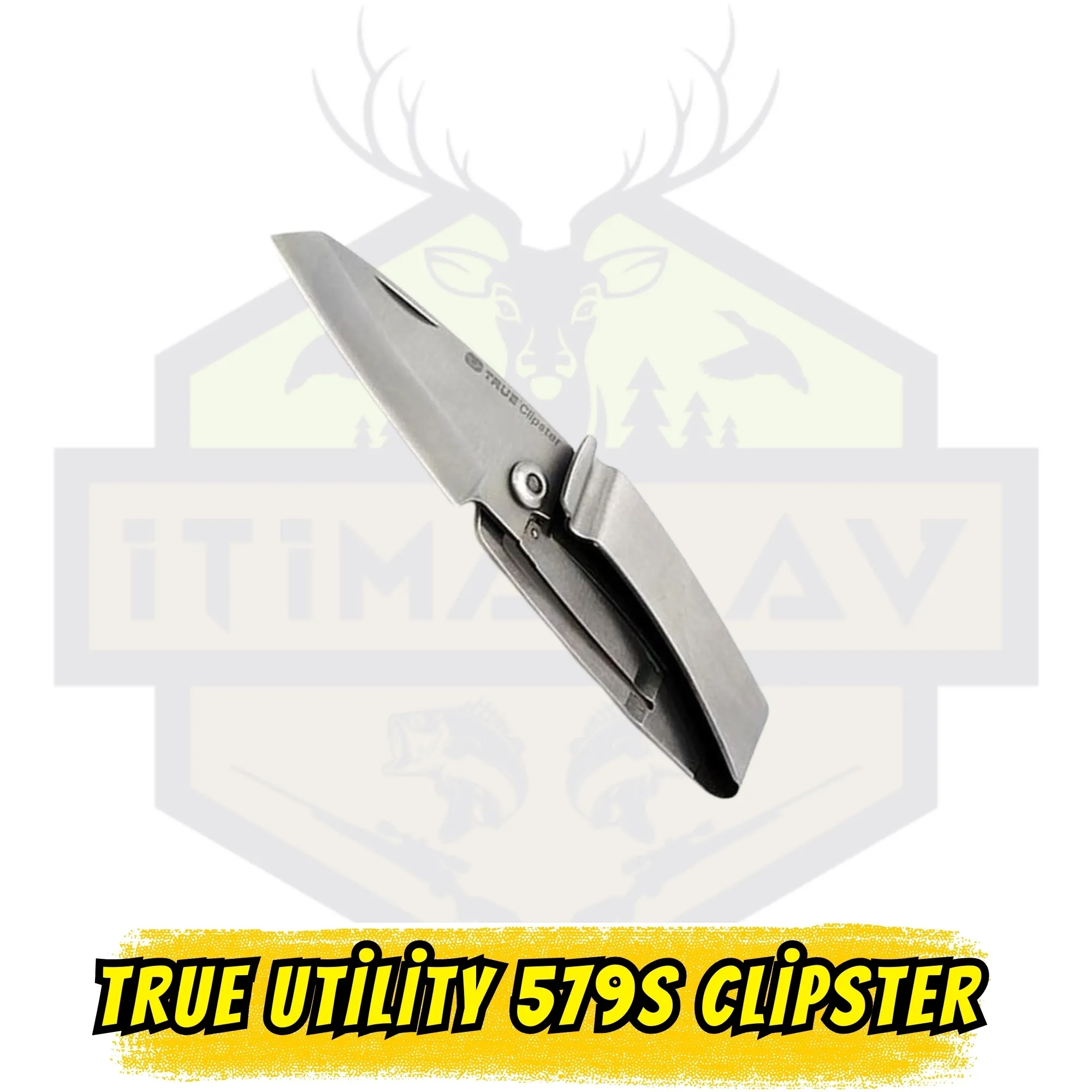 True Utility 579S Clipster Çakı - Klipsli Katlanır Paslanmaz Çelik
