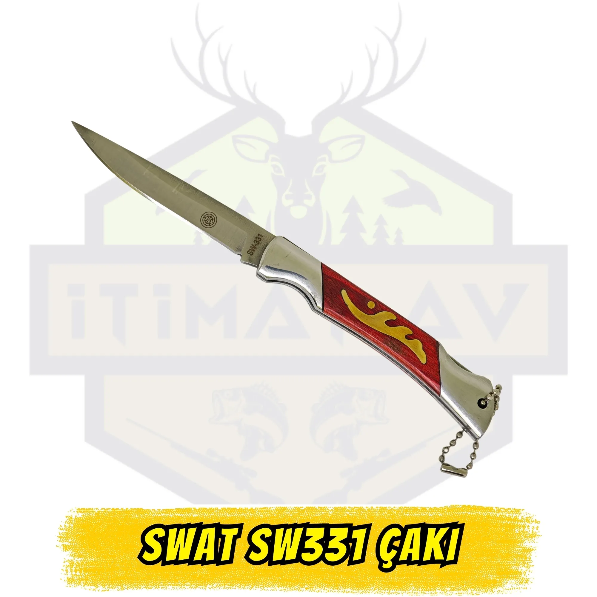 SWAT SW331 Katlanır Çakı - Açık Uzunluk 17.5 cm Kapalı 9.5 cm
