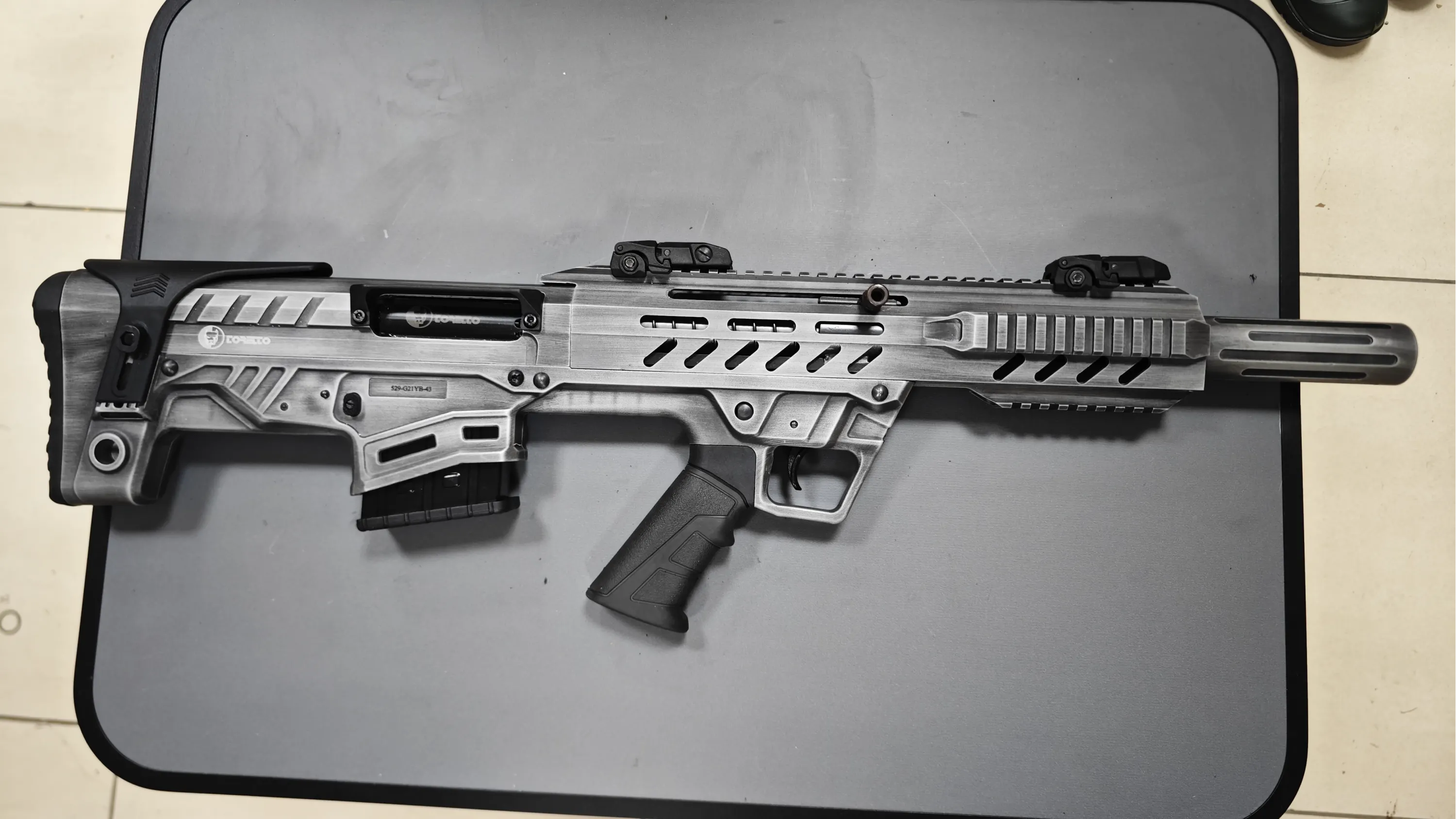 TORETTO TB Siyah BULPOP ŞARJÖRLÜ YARI OTOMATİK AV TÜFEĞİ BEYAZ