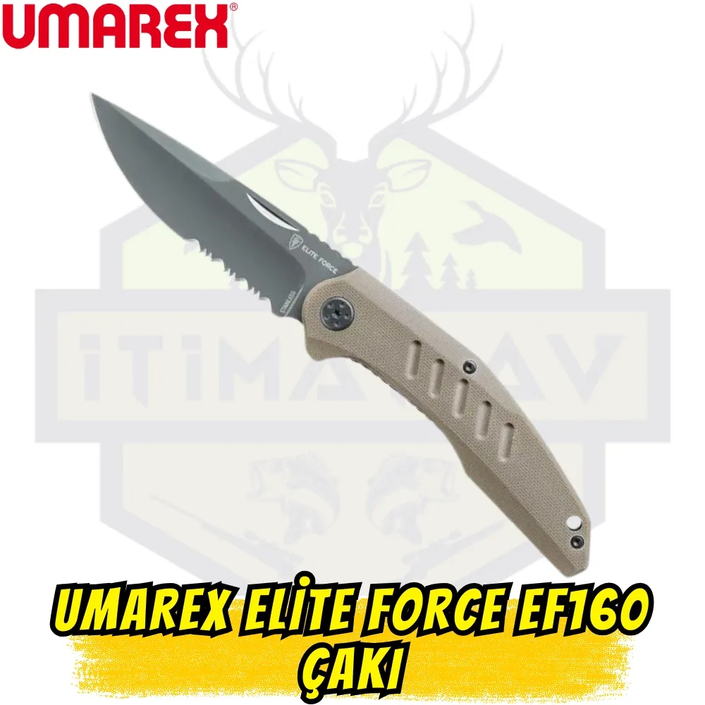 Umarex Elite Force EF160 Çakı - Paslanmaz Çelik Cep Klipsli