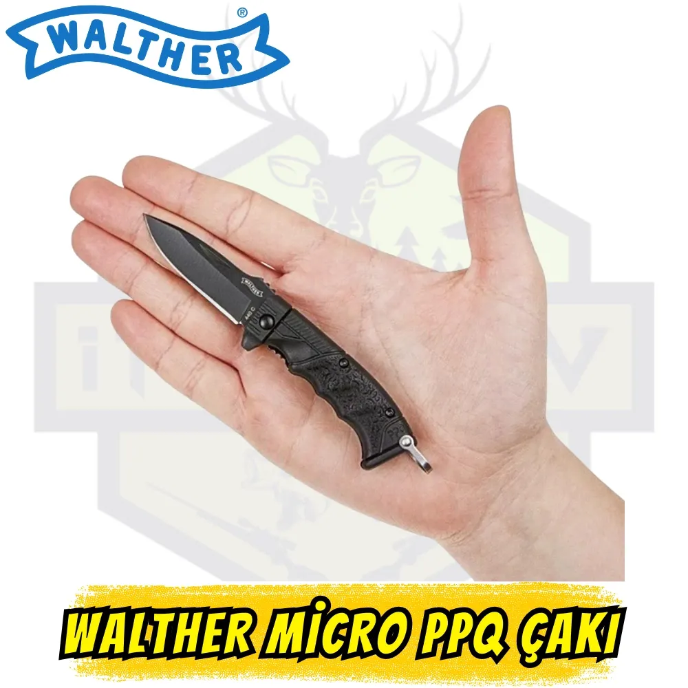 Umarex Walther Micro PPQ Çakı - Mini Katlanır Paslanmaz Çelik