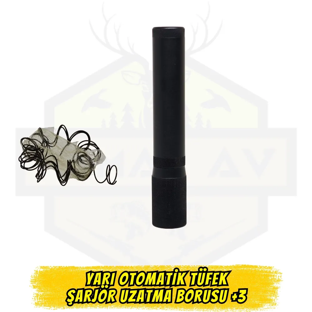 Yarı Otomatik Tüfek Şarjör Uzatma Borusu +3 Kapasite - 12 Kalibre