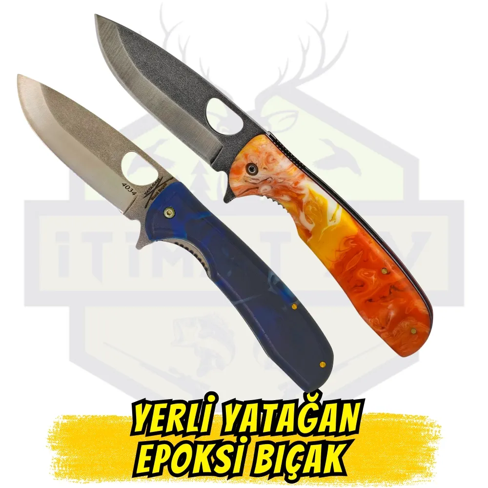 Yatağan Epoksi Çakı Ucuz Ekonomik - Açık 20.5 cm Kapalı 11.5 cm