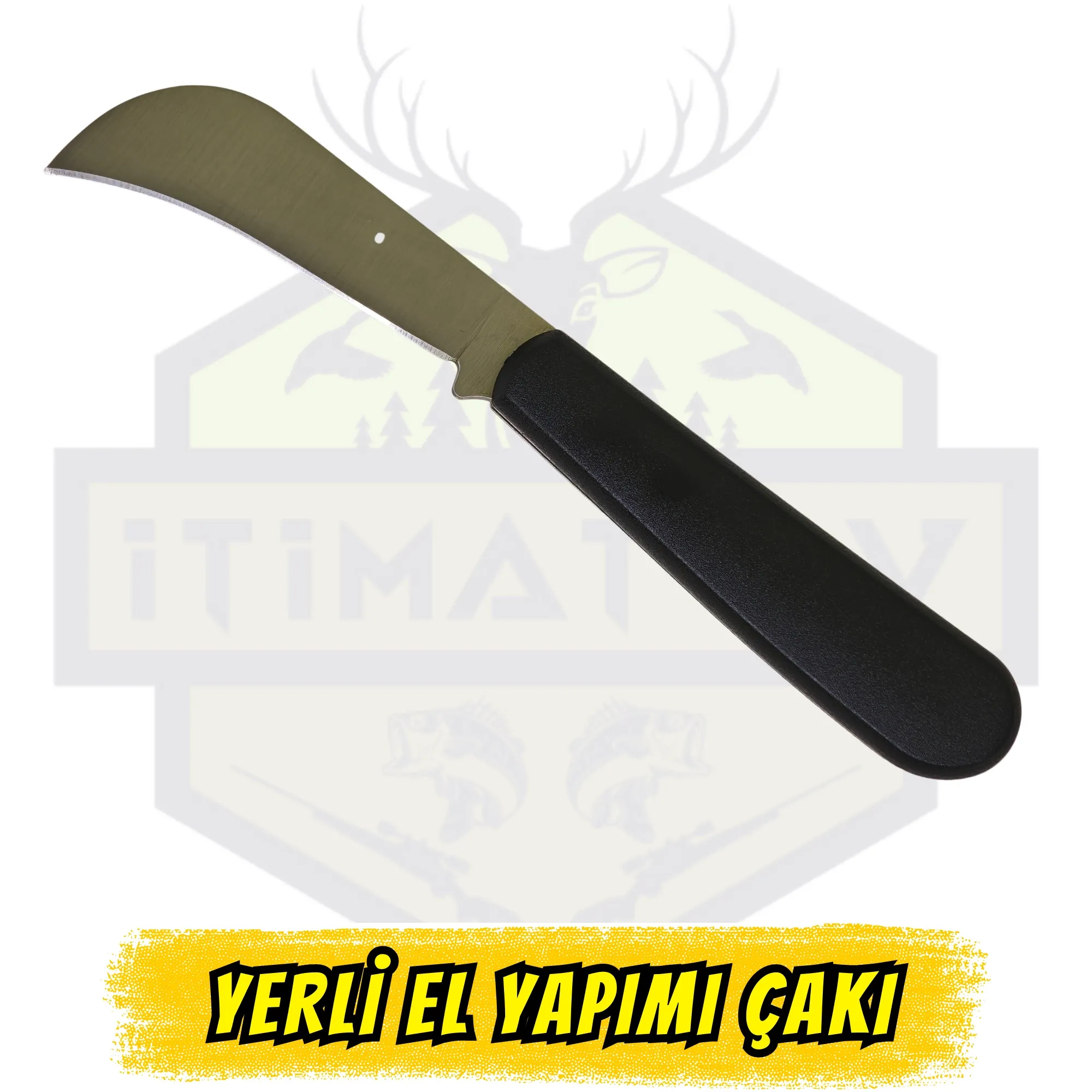 Yerli El Yapımı Aşı Çakısı Plastik Sap - Açık Uzunluk 16 cm Kapalı 9 cm